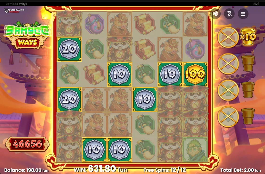 Bamboo Ways Golden Bamboo Feature